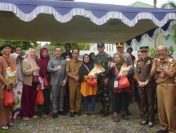 Dandim Sintang Hadiri Gerakan Pangan Murah Di Kabupaten Sintang