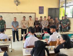 Polres Sintang Hadiri Launching Program MBG di SMKN 1 Sintang