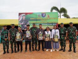 Jaga Moril Prajurit Tetap Prima Jalankan Tugas Negara Pangdam XII/Tpr Sambangi Pos Kout Senaning