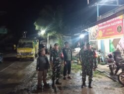 Kodim 1204-20/Jangkang Gelar Patroli Gabungan Wilayah Binaan Dalam Keadaan Aman Dan Kondusif