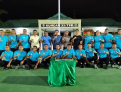 Kumdam XII/Tpr Resmikan Lapangan Basket Tri In On Di Kubu Raya Dorong Pembinaan Atlet Muda