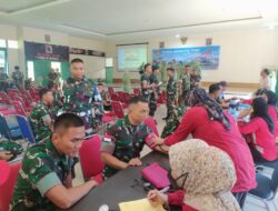 Sambut HUT TNI ke-80 Kodim 1209/Bengkayang Gelar Donor Darah