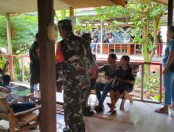 Wujudkan Keamanan Wilayah Kodim 1209/Bengkayang Bersama Linmas Gelar Patroli Rutin