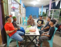 Malam Minggu Tak Bikin Kendor Polsek Mandor Terus Patroli
