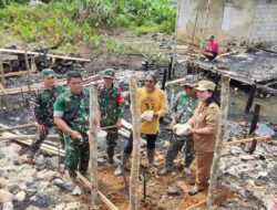 Sambut HUT TNI Ke-80 Kodim 1209/Bengkayang Bakti Teritorial Percepatan Pembangunan Rumah