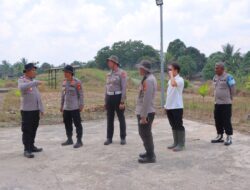 Kapolres Sintang Tinjau Kesiapan Jelang Panen Raya Serentak Kuartal III Di Kawasan Rusun Polres