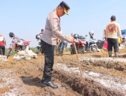 Kapolres Sintang Tinjau Kesiapan Lahan Penanaman Jagung Kuartal IV di Desa Jerora Satu