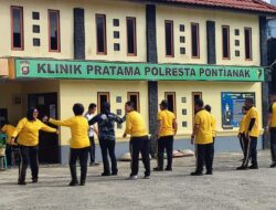 Sidokes Polresta Pontianak Laksanakan kKegiatqn Prolanis Kepada Personel Polresta Pontianak