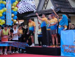 Semarak Police Women Run 1.206 Peserta Rayakan HUT  Ke-77 Polwan RI Di Kalbar