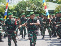 Danrem 121/Abw Apresiasi Keberhasilan Yonif 642/Kapuas Dalam Menjalankan Tugas Sebagai Satgas Pamtas Kewilayahan RI-PNG Yonif 642/Kps