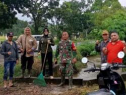 Babinsa Sertu Hendri Ajak Warga Jaga Kebersihan Sungai Demi Cegah Bencana