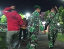 Koramil1204-11/Tayan Hulu Gelar Patroli Gabungan Wilayah Binaan Dalam Keadaan Aman Dan Kondusif