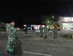 Kodim 1204-11/Tayan Hulu Gelar Patroli Gabungan Wilayah Binaan Dalam Keadaan Aman Dan Kondusif