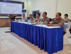 Wakapolres Sintang Hadiri Supervisi Dan Sosialisasi Peraturan Gugus Tugas Pencegahan Dan Penanganan TPPO Di Polres Sanggau