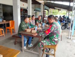 Danramil Singkawang Selatan Perkuat Sinergi TNI-Polri Dan Warga Lewat Komsos