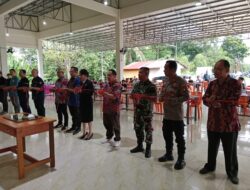 Wakili Dandim 1202/Skw Danramil 1202-03/Skh Hadiri Peresmian Rumah Duka Budi Bhakti Roban