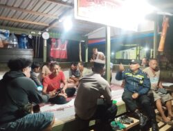 Satbinmas Polres Melawi Sambangi Tiga Pos Satkamling Di Desa Baru Tekankan Pentingnya Peran Warga Jaga Kamtibmas