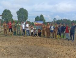 Koramil 1204-07/Tayan Hilir Menghadiri Penanaman Perdana Demplot Jagung Program Ketahanan Pangan Tahun 2025