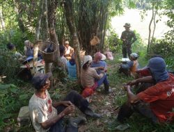 Koramil 1204-10/Balai Menjalin Komsos Dengan Poktan Bael Mandiri