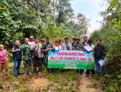 Pendampingan Tim Verifikasi SID Kodim 1209/Bengkayang Untuk Lahan Cetak Sawah Rakyat (CSR)