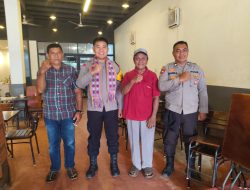 Kapolsek Kendawangan Gelar Ngopi Bareng Bersama Ketua Flobamora Dan Warga Untuk Wujudkan Kamtibmas Kondusif