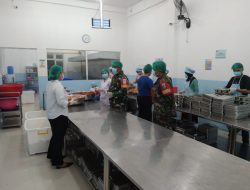 Danramil 1204-12/Parindu Pantau Distribusi Program Makan Bergizi Gratis