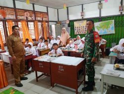 Peduli Generasi Sehat Babinsa Koptu Bernardus Pantau Program Makan Bergizi Gratis