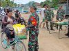 Bantu Warga Hadapi Kenaikan Harga TNI di Singkawang Gelar Gerakan Pangan Murah