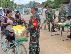 Bantu Warga Hadapi Kenaikan Harga TNI di Singkawang Gelar Gerakan Pangan Murah