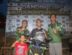 Wakapolres Ketapang Hadiri Kejuaraan Motocross Grasstrack Dandim Cup Dalam Rangka HUT TNI Ke-80