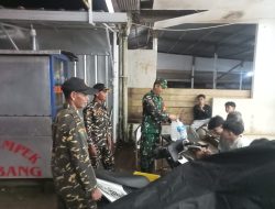 Mitigasi Kolaborasi Kodim 1209/Bengkayang Bersama Ormas Banser Laksanakan Patroli