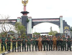 Lawatan ke Perbatasan Pangdam XII/Tpr Kunjungi PLBN Aruk Dan Pos Koki Sajingan
