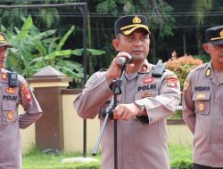 Waka Polres Melawi Pimpin Apel Bhabinkamtibmas Pastikan Kesiapan Dan Profesionalisme Personel Di Lapangan