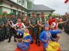 Sambangi Satuan Kewilayahan Di Perbatasan Danrem 121/Abw Bersama Pangdam XII/Tanjungpura Usai Berikan motifasi Di Pos-Pos Pengamanan Perbatasan RI- Malaysia