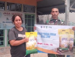 Jaga Stabilitas Pangan Kodim 1209/Bengkayang Beri Kemudahan Masyarakat Dengan GPM