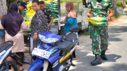 TNI Dukung Stabilitas Pangan Koramil 1202-03/Singkawang Tengah Gelar Penjualan Beras SPHP