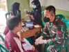 TMMD Ke 126  Kodim 1207/Pontianak Bersama Puskesmas Berikan Pelayanan  Grasti Kepada Anak Sekolah