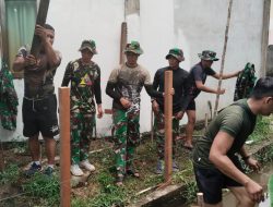 Satgas TMMD Ke 126 Tahun 2025 Kodim 1207/Pontianak Pasang Rangka Tandon Air