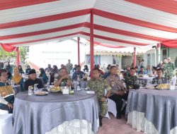 Koperasi Merah Putih Perkuat Ekonomi Masyarakat Harapan Danrem 121/Abw  Saat Peletakan Batu Pertama Di Desa Penibung Mempawah Hilir