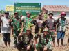 Satgas TMMD Ke-126 Kodim 1207/Pontianak Bersama Warga Melaksanakan Kegiatan Ketahanan Pangan 