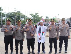 Kapolres Melawi Mengucapkan Terima Kasih Kepada Peserta Aksi Damai Untuk Palestina