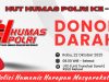 Kapolres Melawi Ajak Masyarakat Berdonor Darah Dalam Rangka Hari Jadi Humas Ke-74