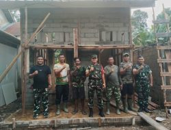 Dansatgas TMMD Kodim 1207/Pontianak Mengecek Pengerjaan Jalan Dan Sumur Bor