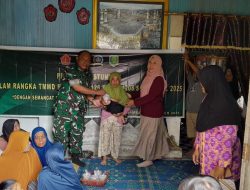 Satgas TMMD Ke-126 Kodim 1208/Sambas Gelar Penyuluhan Stunting Di Desa Ratu Sepudak