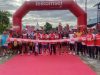 Kodim 1208/Sambas Dan PT Telkomsel Gelar Fun Run Peringati HUT TNI Dan Sumpah Pemuda Ke-80