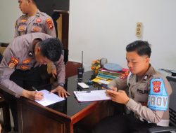 Propam Polres Sintang Gelar Tes Urine Mendadak Pastikan Personel Bebas Dari Narkoba