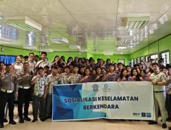 Satuan Lalu Lintas Polres Melawi Sosialisasikan Keselamatan Berkendara