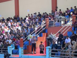 Polres Sintang Terjunkan Personel Dalam Pengamanan Acara Wisuda Universitas Kapuas Sintang Ke-XXII