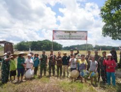 Korem 121/Abw Sambut Tim Staf Teritorial Angkatan Darat Tinjau Langsung Kampung Pancasila Di Desa Kebong Kecamatan Kelam Kabupaten Sintang