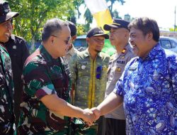 Forkopimda Sambut Kedatangan Tim Wasev TMMD Ke-126 Kodim 1208/Sambas